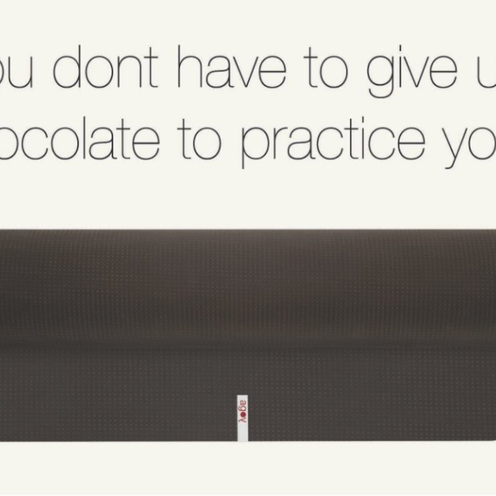 You Don't Have To Give Up Chocolate to Practice Yoga - EcoFriendly TPE  Yoga Mat - Picture 11 of 12